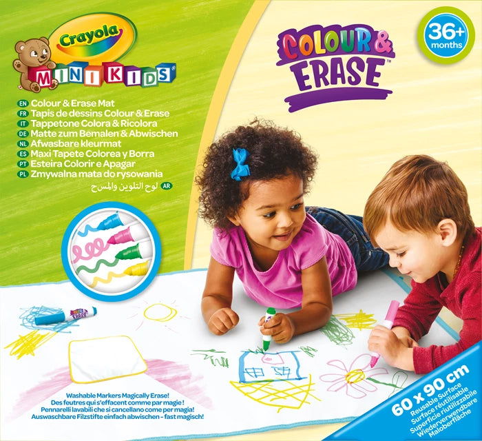 Mon très grand tapis de coloriage effacable 90 x 60 cm Jeux & loisirs créatifs Carletto
