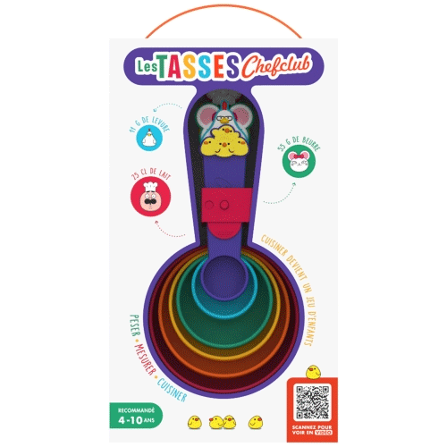 On s'amuse en cuisine avec les tasses ChefClub - Enfants dès 4 ans Jeux & loisirs créatifs OLF