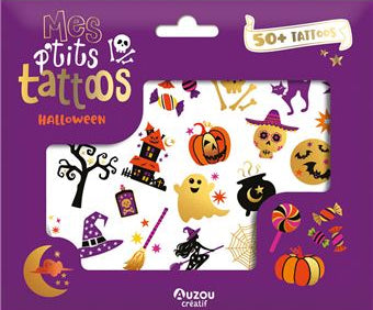 Halloween - Mes p'tits tatoos - dès 3 ans Cahiers de jeux olf