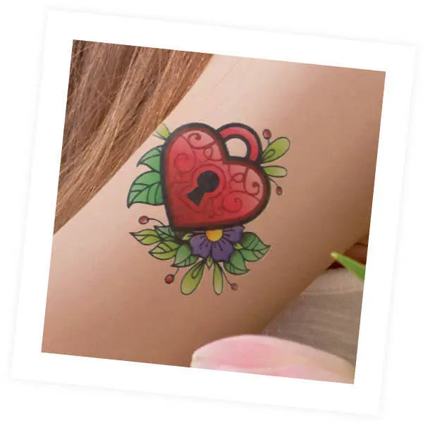 75 Tattoos lavables colorés - dès 6 ans