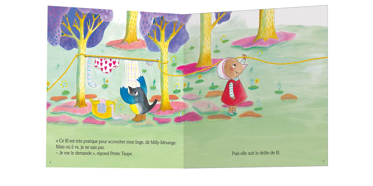 Petite taupe et le drôle de fil - livre interactif Livres OLF