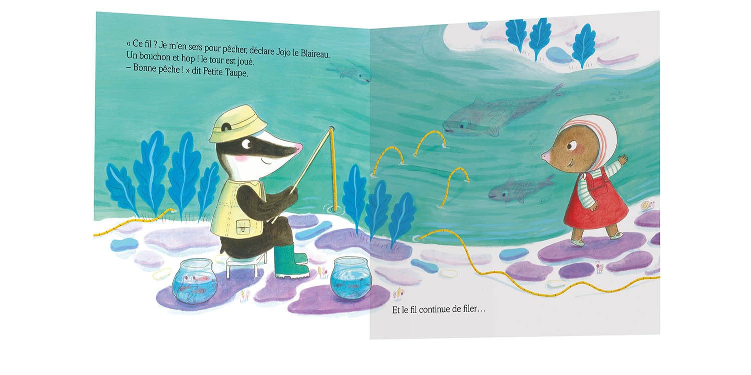 Petite taupe et le drôle de fil - livre interactif Livres OLF