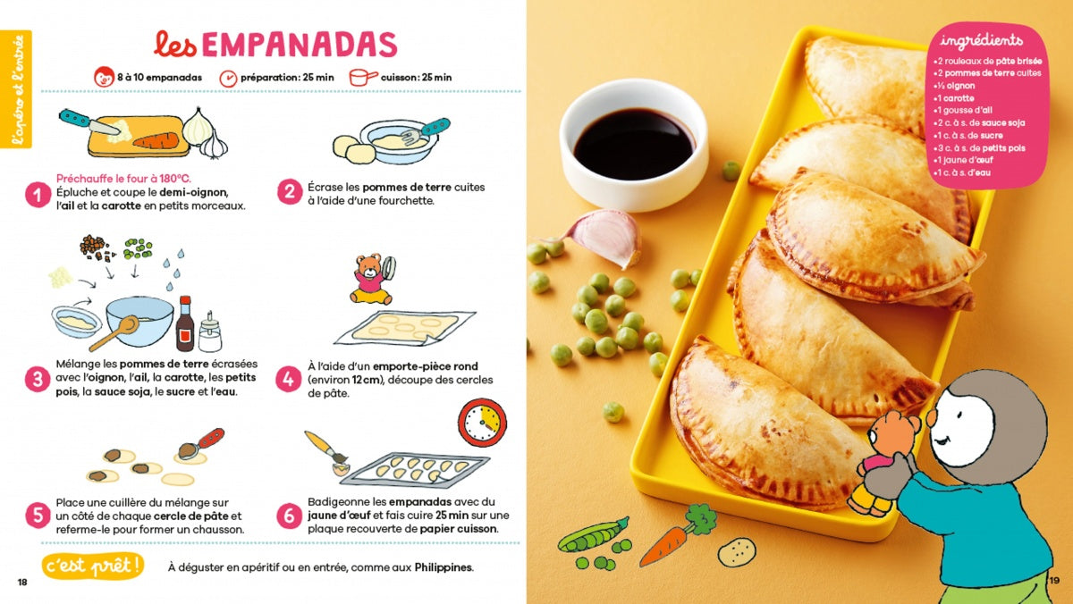 T'CHOUPI : Mon grand livre de cuisine - 70 recettes super simples - Enfant dès 3 ans Livres OLF