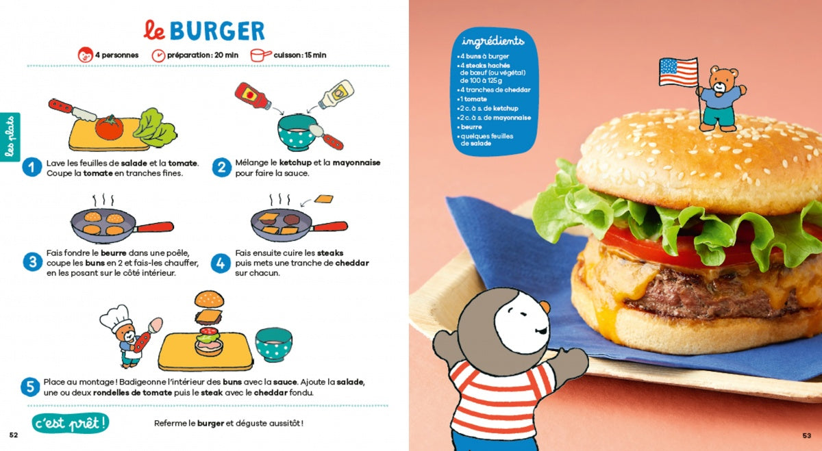 T'CHOUPI : Mon grand livre de cuisine - 70 recettes super simples - Enfant dès 3 ans Livres OLF