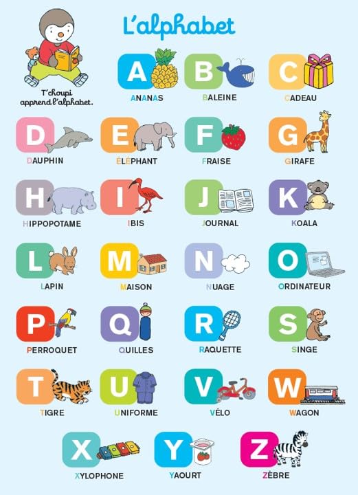T'choupi - Mes posters de la maternelle Cahiers de jeux OLF (Interforum)