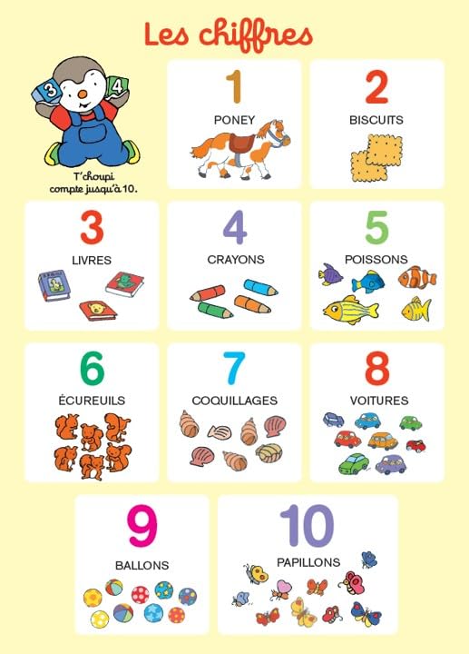 T'choupi - Mes posters de la maternelle Cahiers de jeux OLF (Interforum)