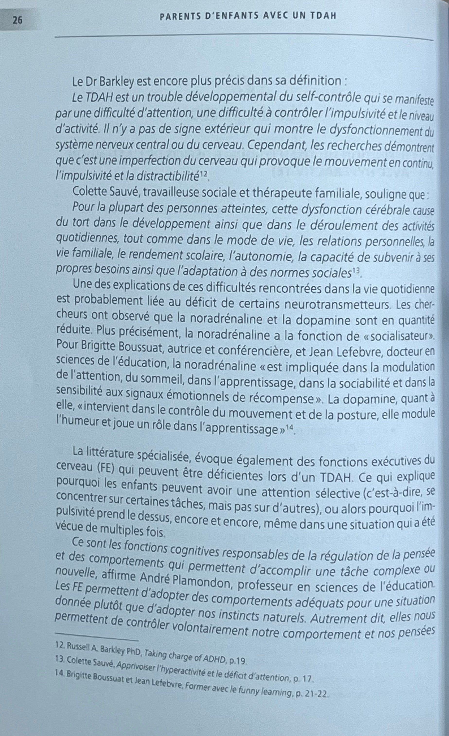 Parents d'enfants avec un TDAH - concrètement, que faire ? Livres Servidis