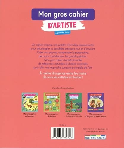 Mon gros cahier d'artiste Cahiers de jeux La Family Shop