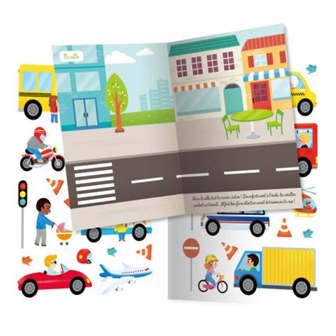 Mes 500 autocollants - Police et pompiers - De 3 à 5 ans Cahiers de jeux OLF