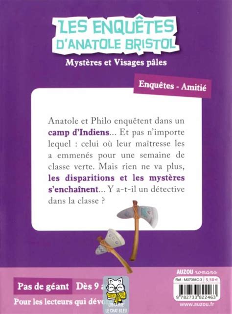 Les enquêtes d'Anatole Bristol T.2 : Mystères et visages pâles Livres OLF