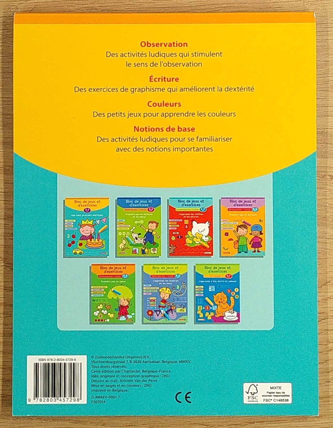 Mes tout premiers exercices (2-3 ans) Cahiers de jeux OLF