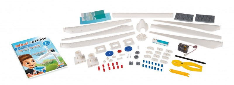 Kit de construction éolienne - Pour petits scientifiques dès 8 ans - Windrad-Baukasten - Für kleine Forscher ab 8 Jahren Jeux & loisirs créatifs Swissgames