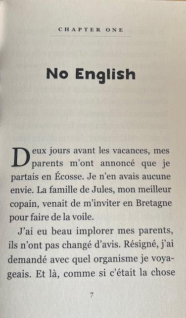 A1 - 7-8P - Valentin et les Scottish Secret Agents - Texte en français, partiellement en anglais Livres OLF