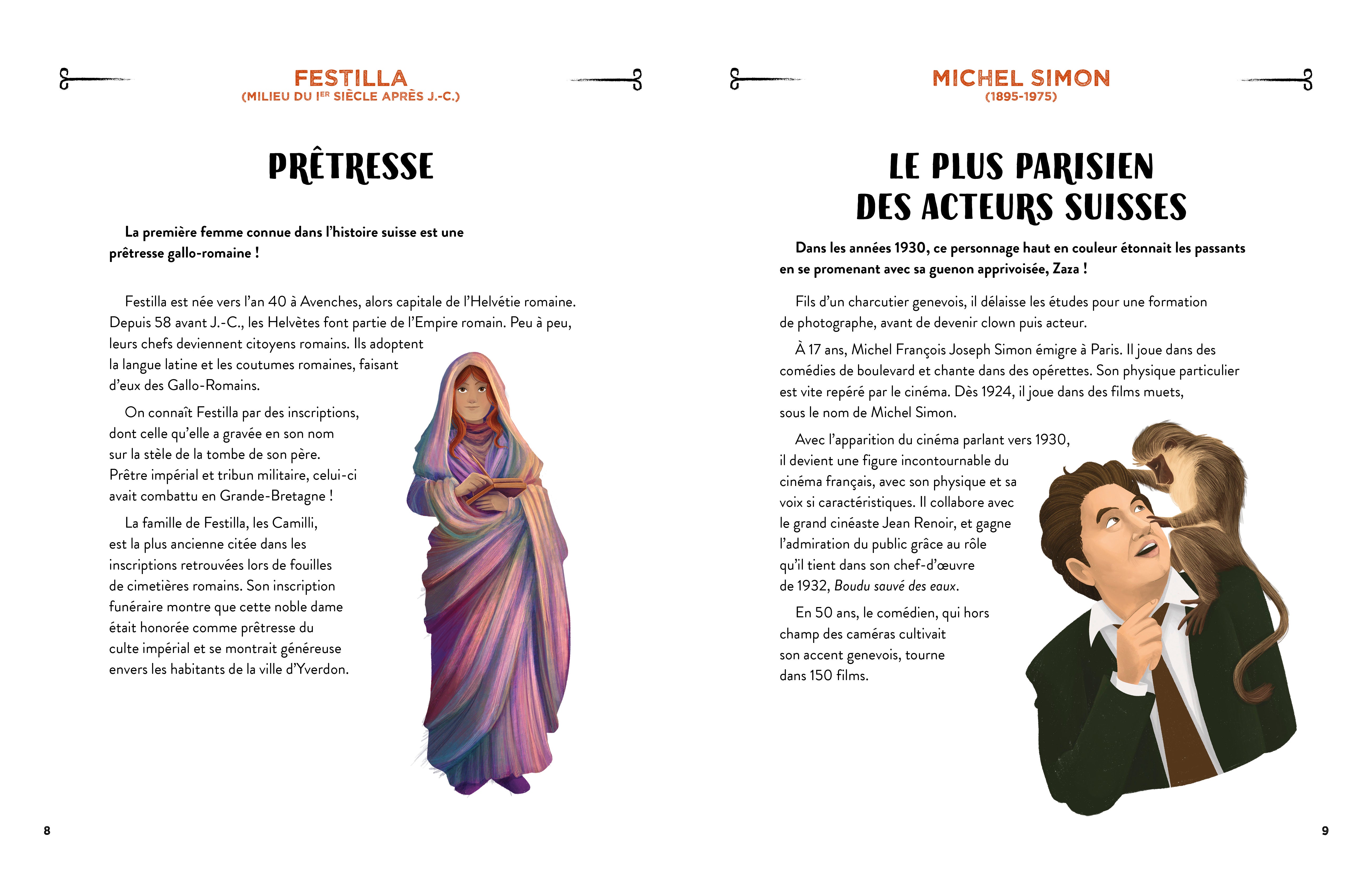 La Suisse en 100 personnalités - dès 8 ans Livres OLF