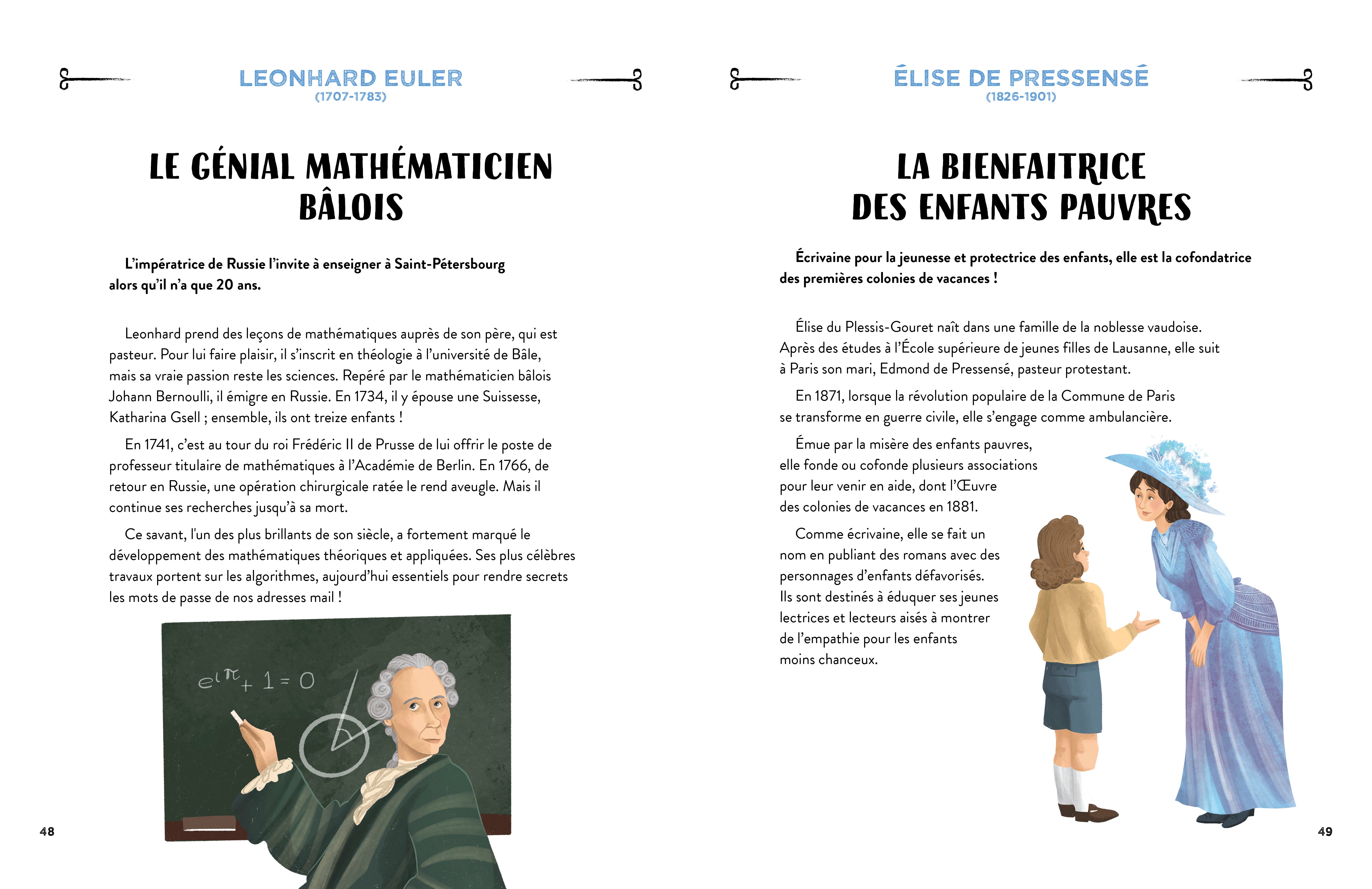 La Suisse en 100 personnalités - dès 8 ans Livres OLF