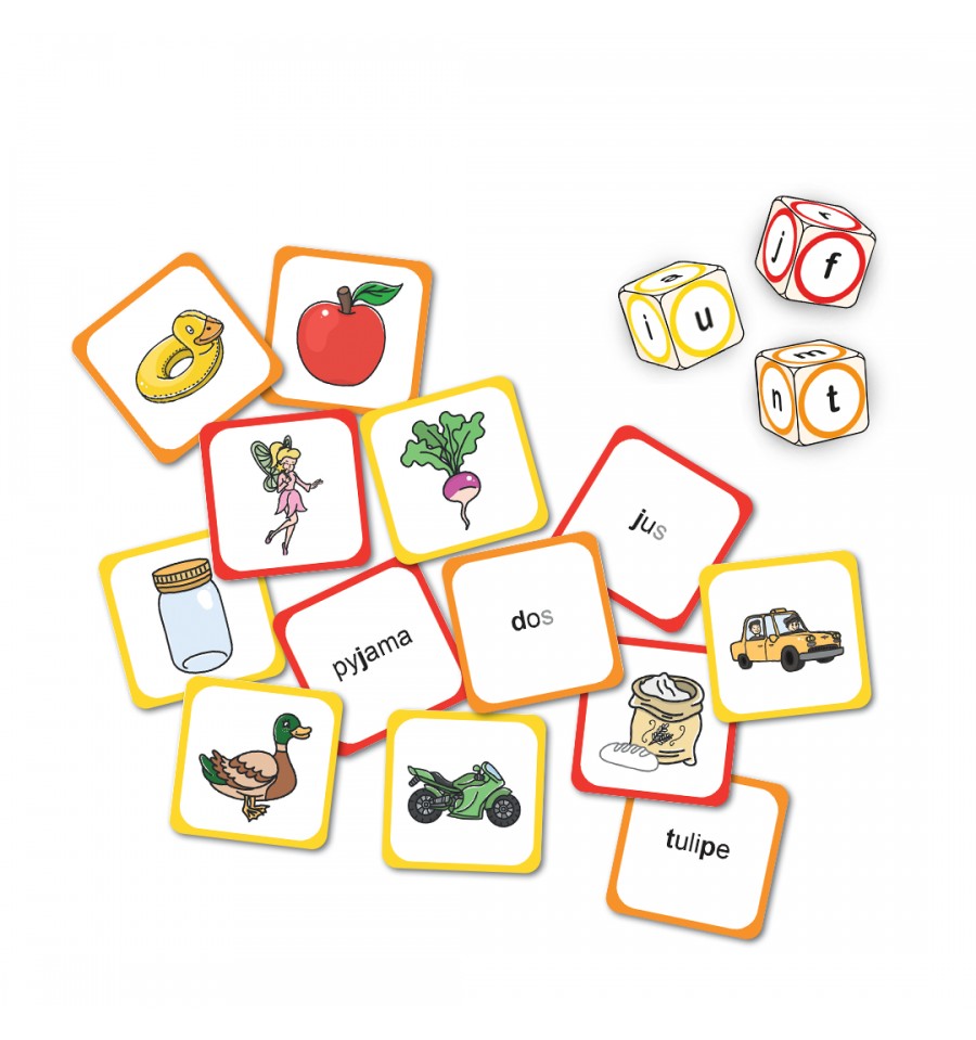 Dénomimo 1 - Jeu de dés et de cartes de français Jeux & loisirs créatifs La family shop