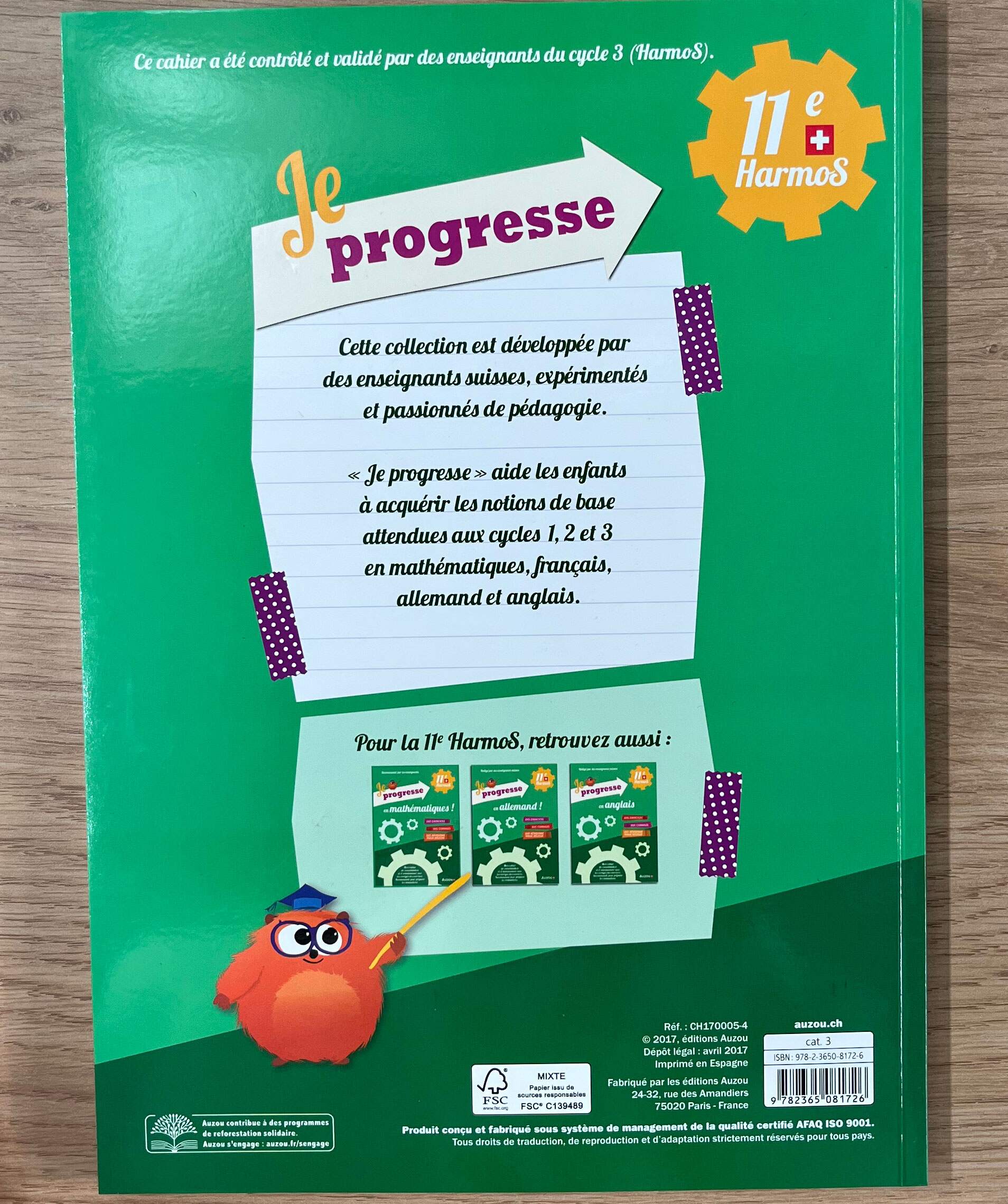 11ème Harmos - Je progresse en allemand. Appuis scolaires OLF