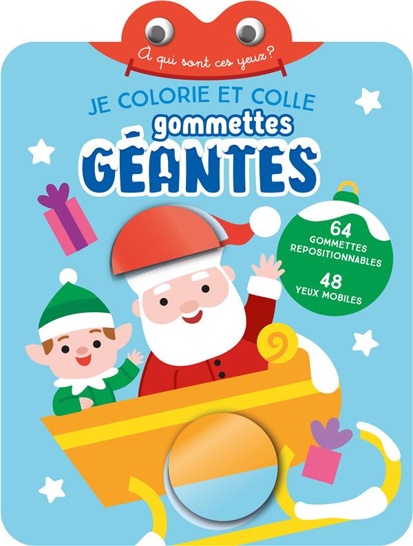 Père Noël : à qui sont ces yeux ? - Dès 3 ans Cahiers de jeux La family shop