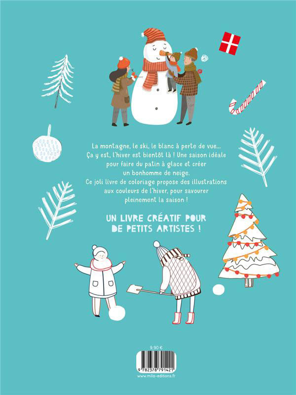 30 jours de coloriage pour préparer l'hiver - Dès 6 ans Cahiers de jeux La family shop