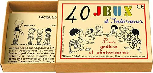 40 jeux d'intérieur pour anniversaires et goûters d'enfant Jeux & loisirs créatifs La family shop