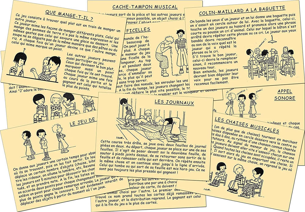 40 jeux d'intérieur pour anniversaires et goûters d'enfant Jeux & loisirs créatifs La family shop