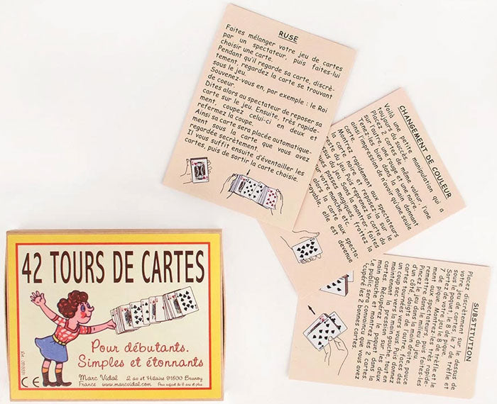 42 tours de cartes pour débutants Jeux & loisirs créatifs La family shop
