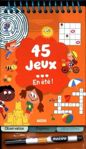 45 jeux en été ! Cahiers de jeux OLF
