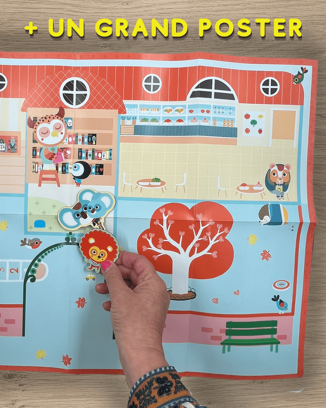 Ma pochette d'aimants : L'école - Dès 3 ans. Jeux & loisirs créatifs OLF