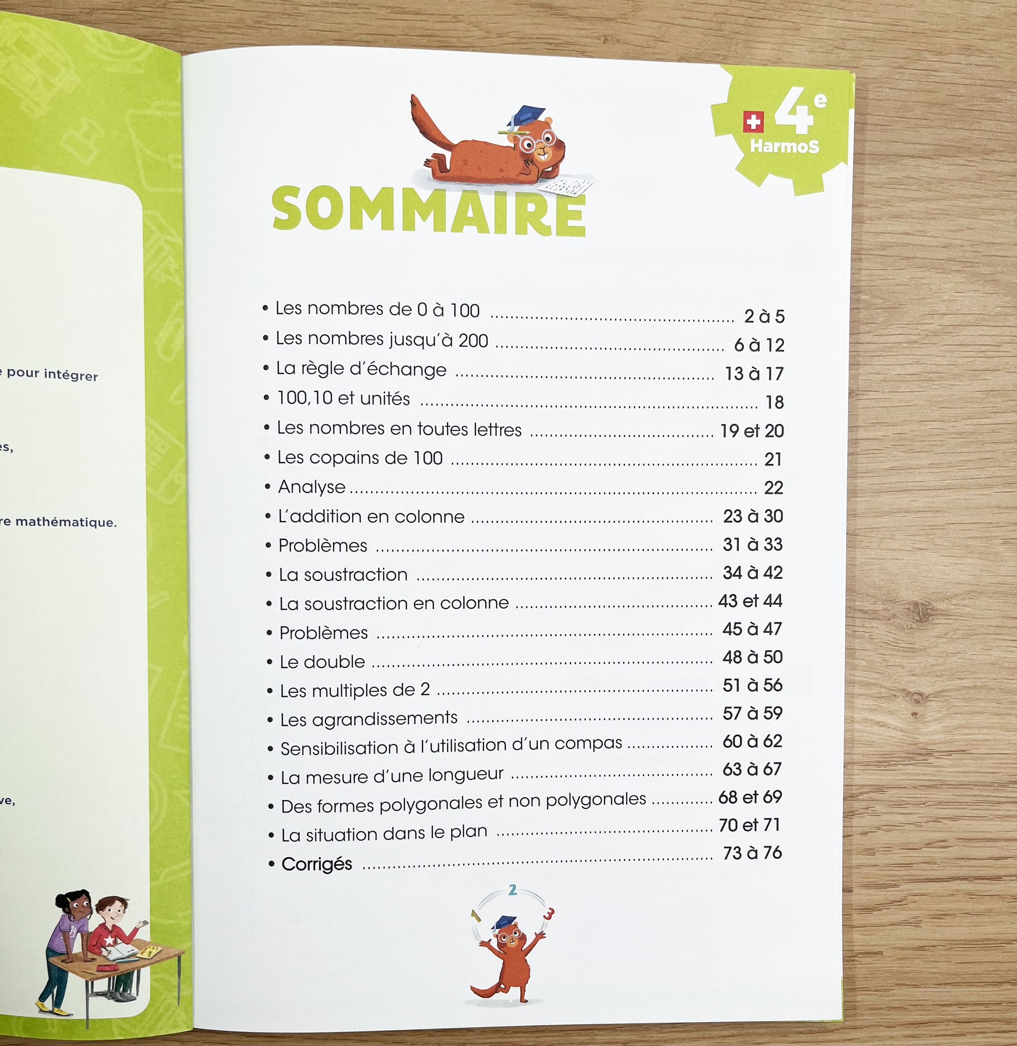 4ème HarmoS - 4H - Je progresse en maths Appuis scolaires La family shop