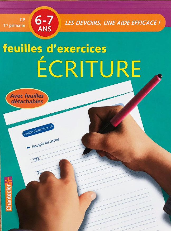 6-7 ans - Ecriture - 3P-4P harmos Appuis scolaires La family shop