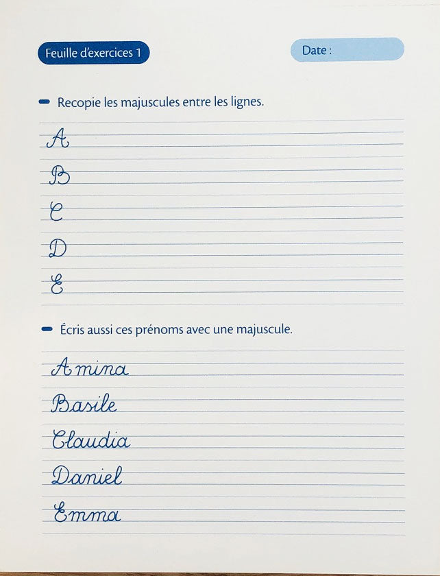 7-8 ans - Ecriture - 4P-5P harmos Appuis scolaires La family shop