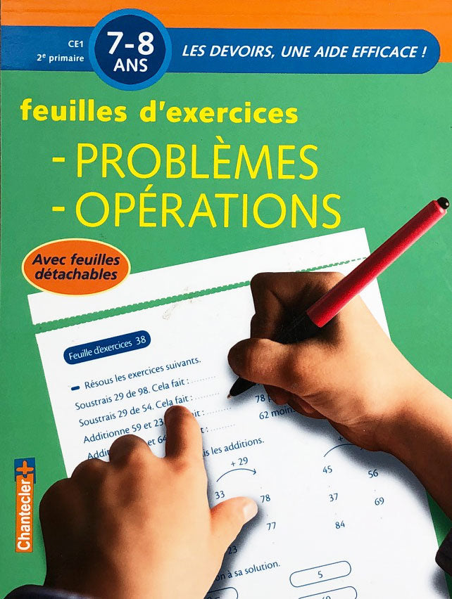 7-8 ans - Problèmes - opérations - 3 et 4P harmos Appuis scolaires La family shop