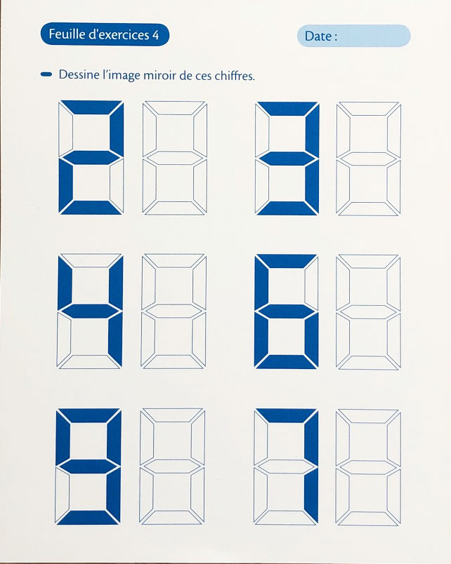 8-9 ans - Géométrie 4ème-5ème Harmos Appuis scolaires La family shop