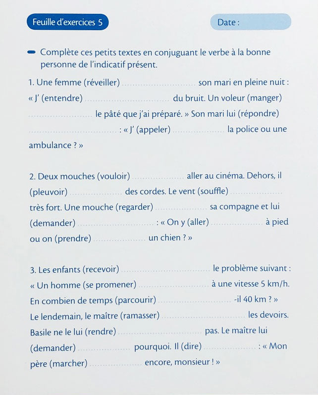 9-10 ans - Exercices Orthographe et vocabulaire - 6ème - 7ème harmos Appuis scolaires La family shop