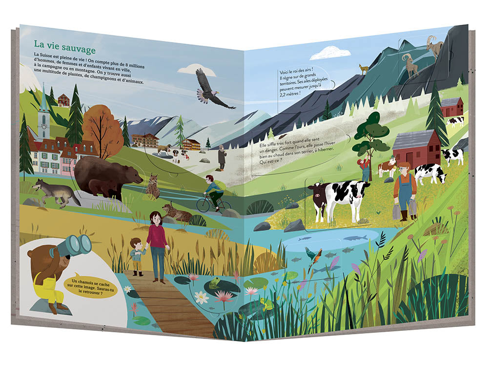 Mon atlas de Suisse - Dès 5 ans Livres La family shop