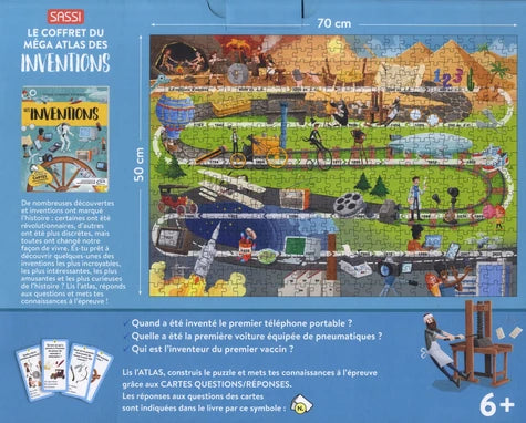 Le coffret du méga atlas des inventions Jeux & loisirs créatifs La Family Shop
