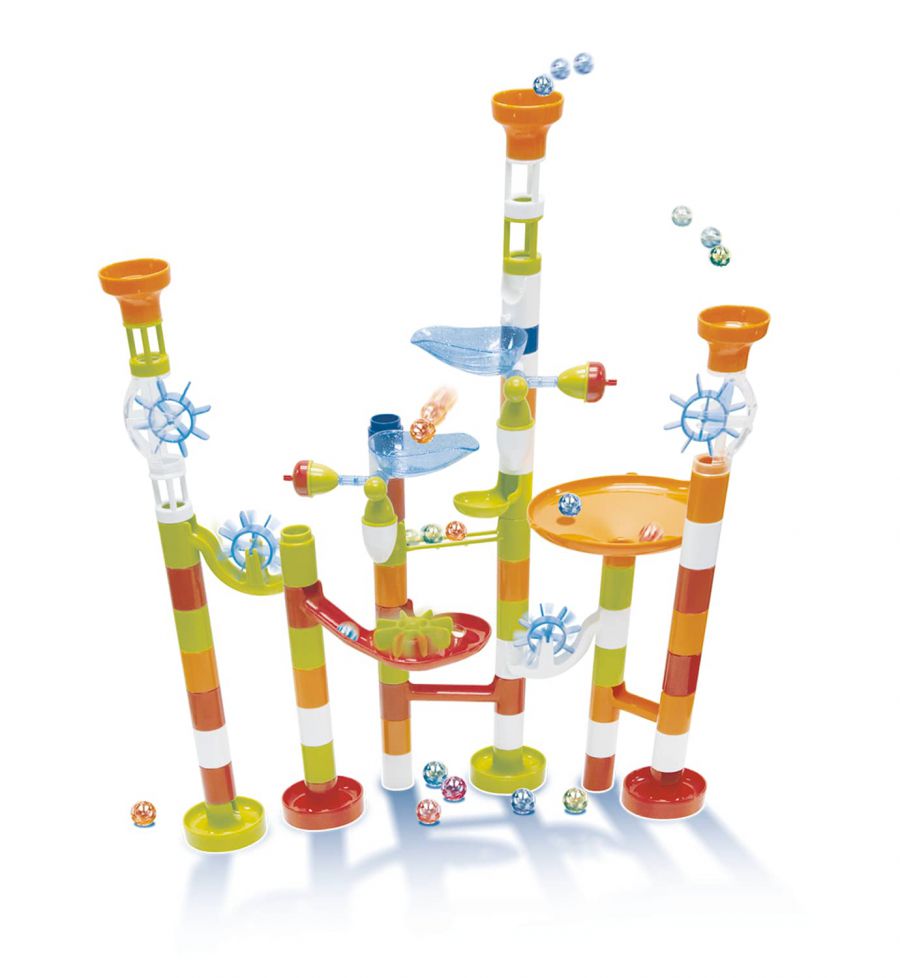 Toboggan-labyrinthe à billes, circuit à construire - Dès 5 ans - Kugelbahn-Labyrinth zum Zusammenbauen - ab 5 Jahren Jeux & loisirs créatifs Opitec - swissgame