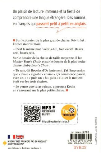 A1 - 7P - Boucles d'Or et les Strange Bears - Texte en français, partiellement en anglais Livres La family shop