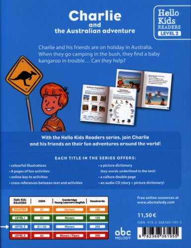 Charlie and the Australian Adventure: Level 2 (+ CD audio) Livres servidis