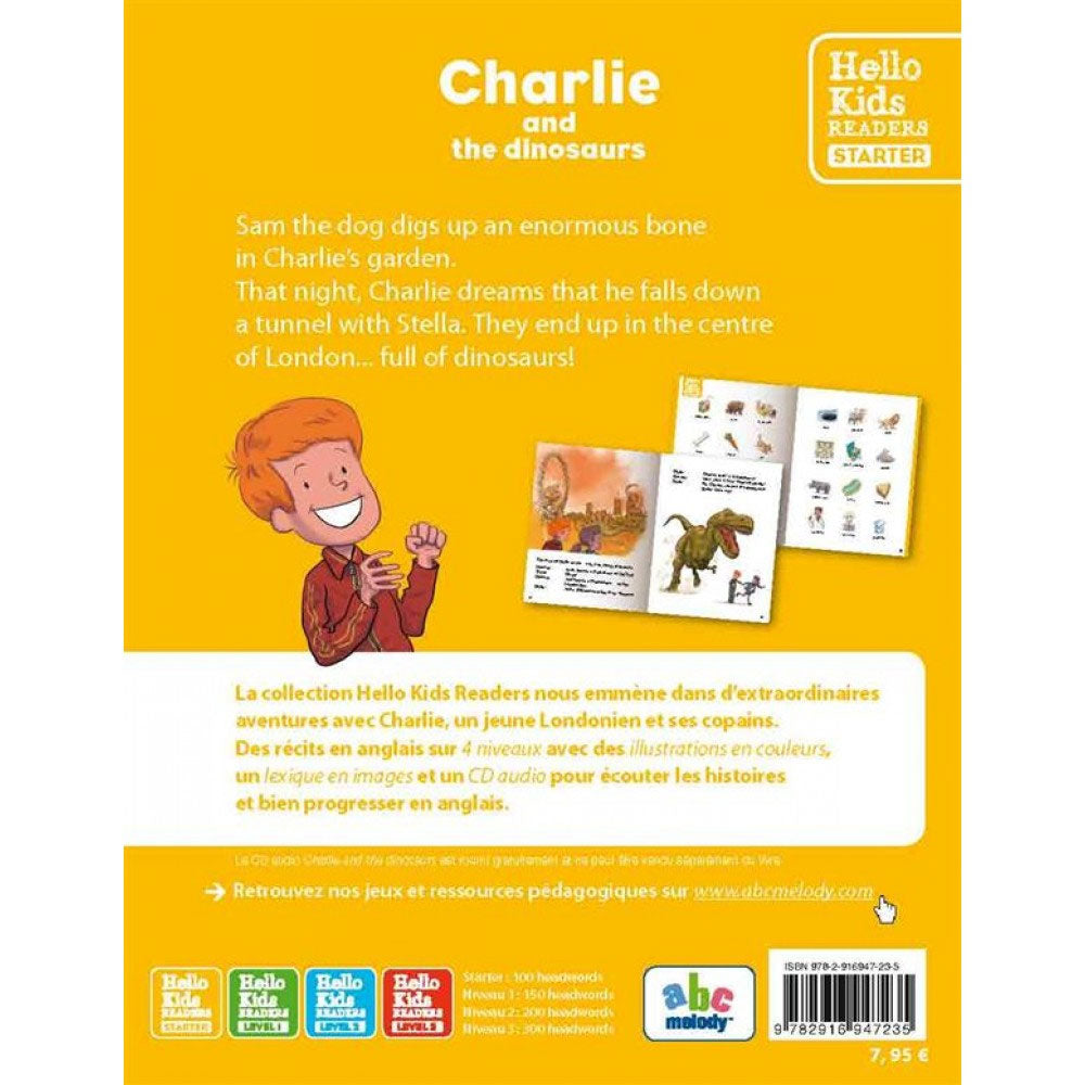Charlie and the dinosaurs - Starter level (+ CD) Livres servidis