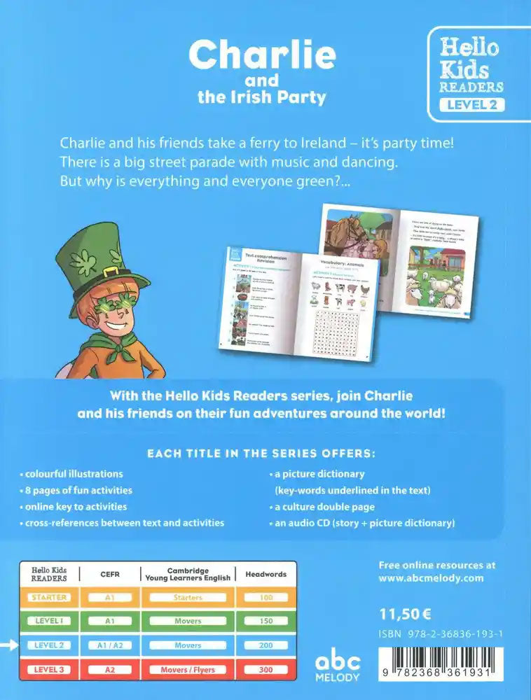 Charlie and the irish party: Level 2 (+ CD audio) Livres servidis