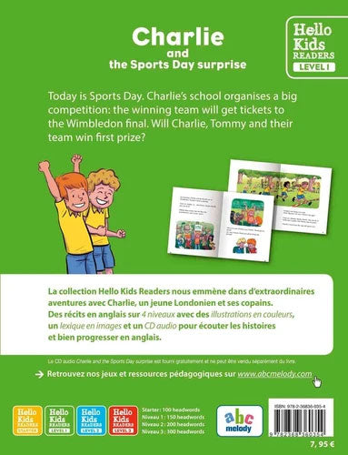 Charlie and the sports day surprise. Level 1 (+CD audio) Livres servidis
