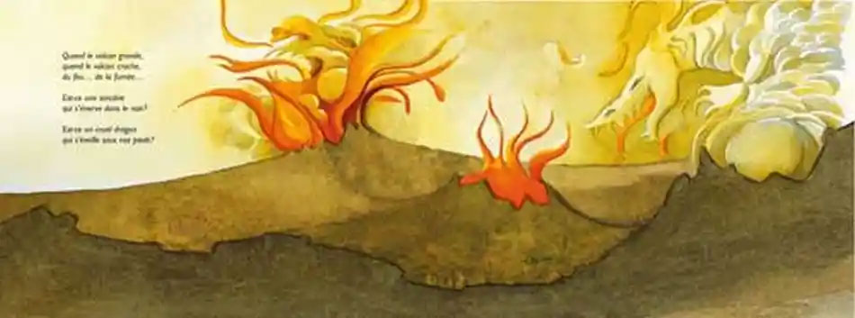 Chauds les volcans! Livre enfant sur les volcans Livres OLF