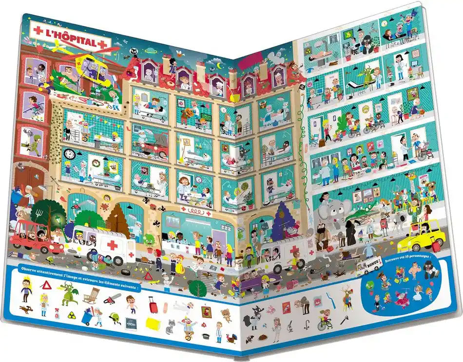 Cherche et Trouve GEANT: à tous les étages Livres La family shop