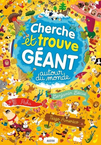 Cherche et Trouve GEANT - Autour du Monde Livres La family shop