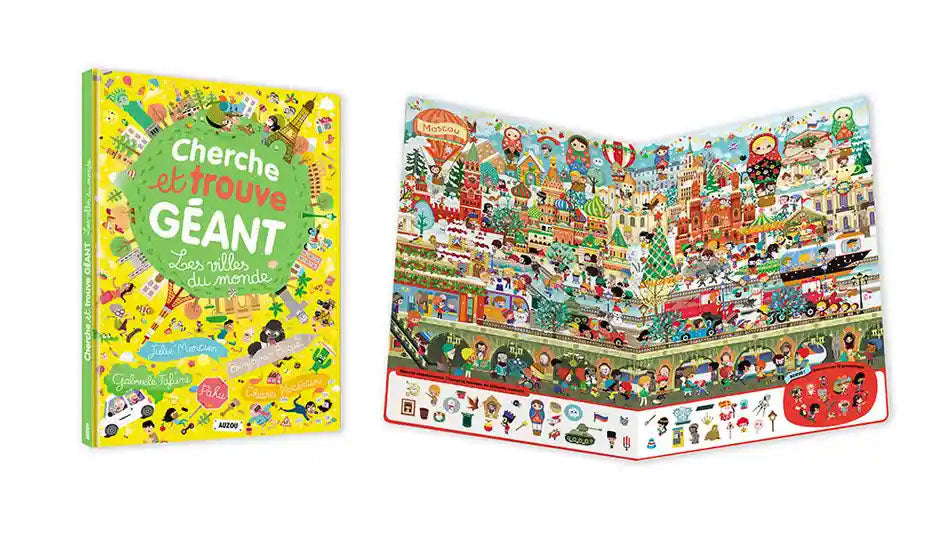Cherche et Trouve GEANT - Villes du monde Livres La family shop