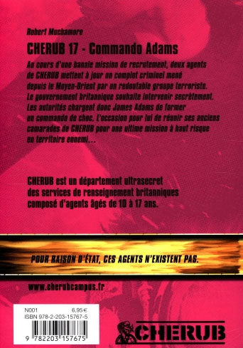 Cherub - Commando Adams - T17 Livres La family shop