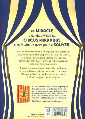 Circus Mirandus - T2 - Livre ado Livres La family shop