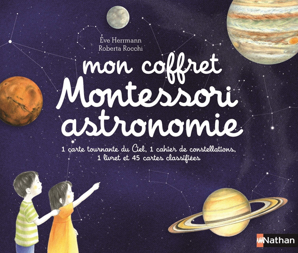 Coffret : Mon coffret Montessori astronomie - Dès 5 ans Montessori & Steiner La family shop
