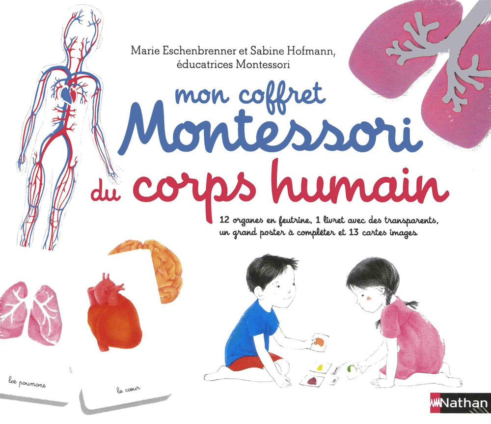 Coffret : Mon coffret Montessori du corps humain - Dès 6-9 ans Montessori & Steiner La family shop